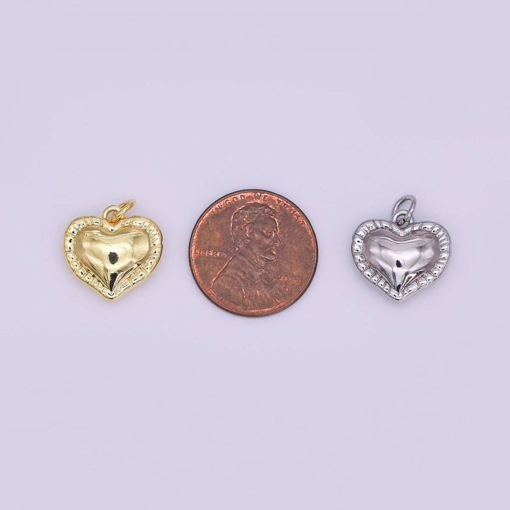 💛 Vintage Heart Charm
