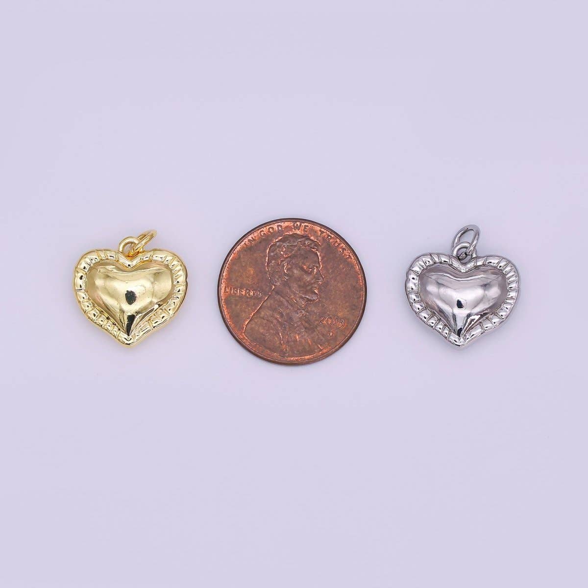 💛 Vintage Heart Charm