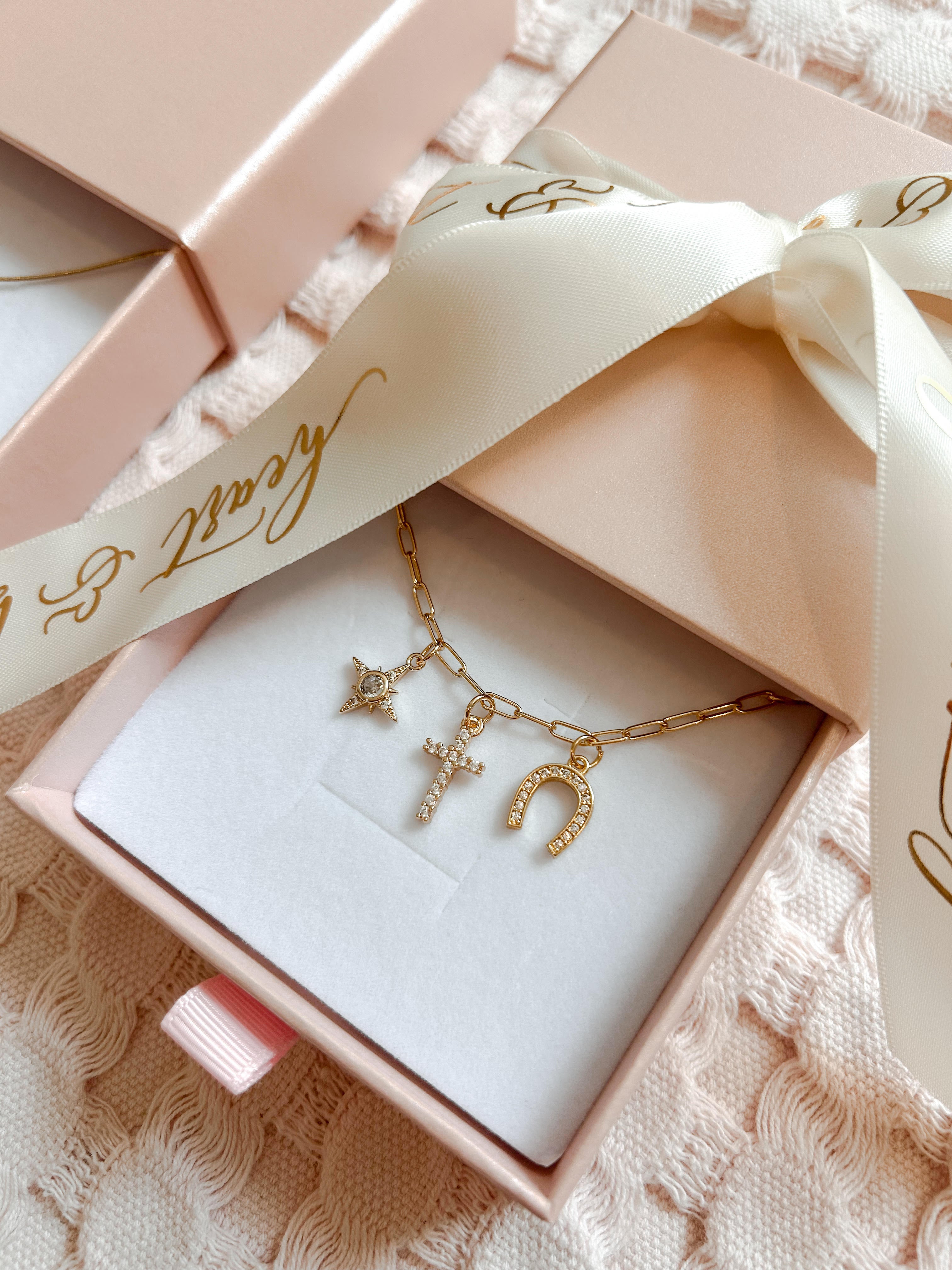 💛 Faithful Cross Charm