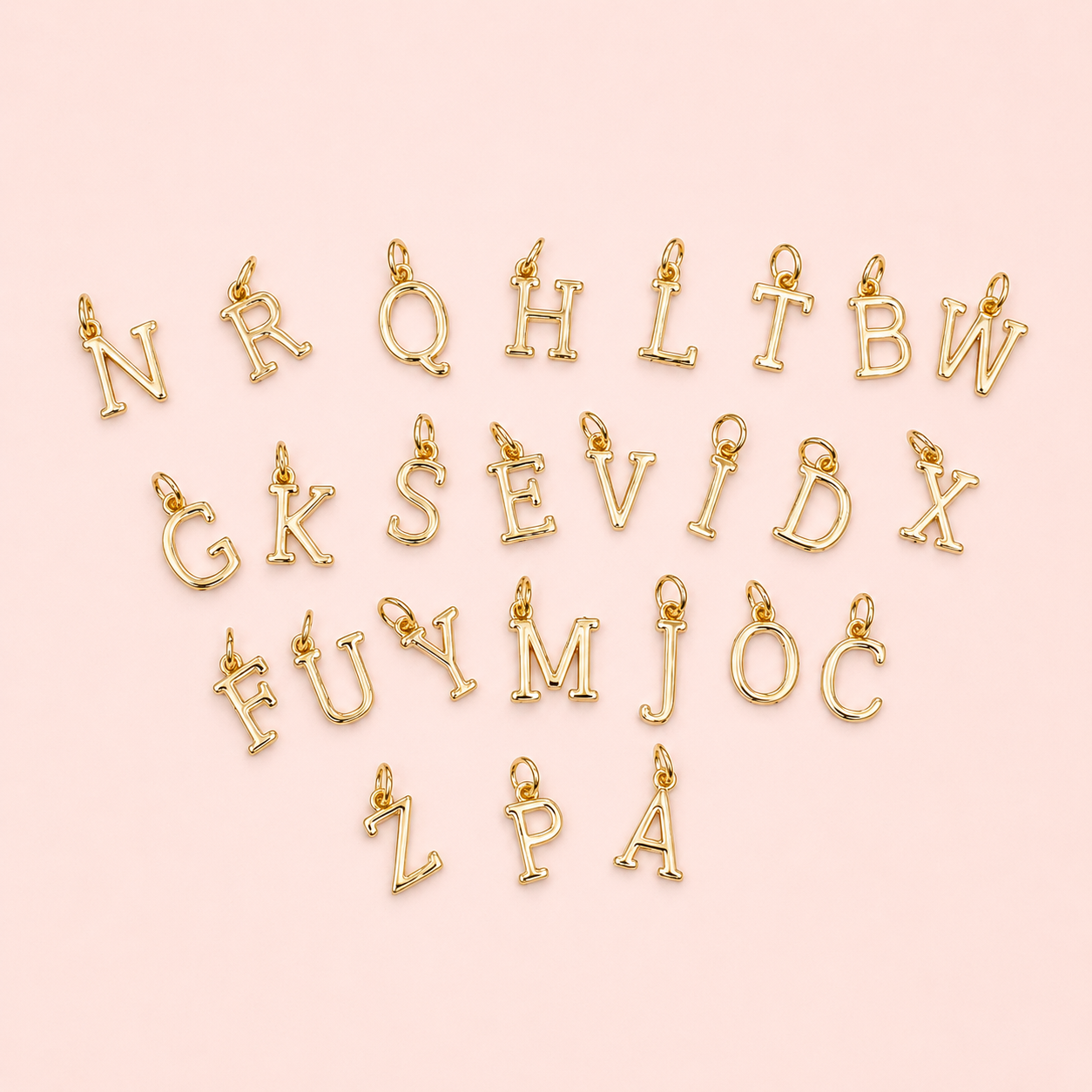 ✨ Gold Initial Charm