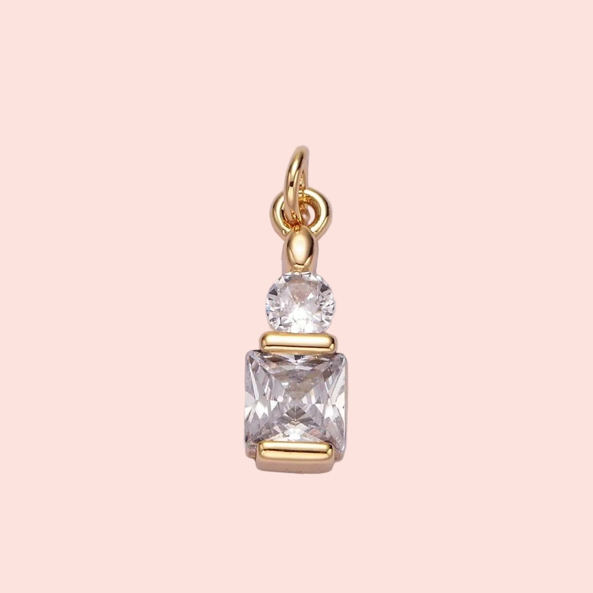 🟡 Geometric Crystal Charm