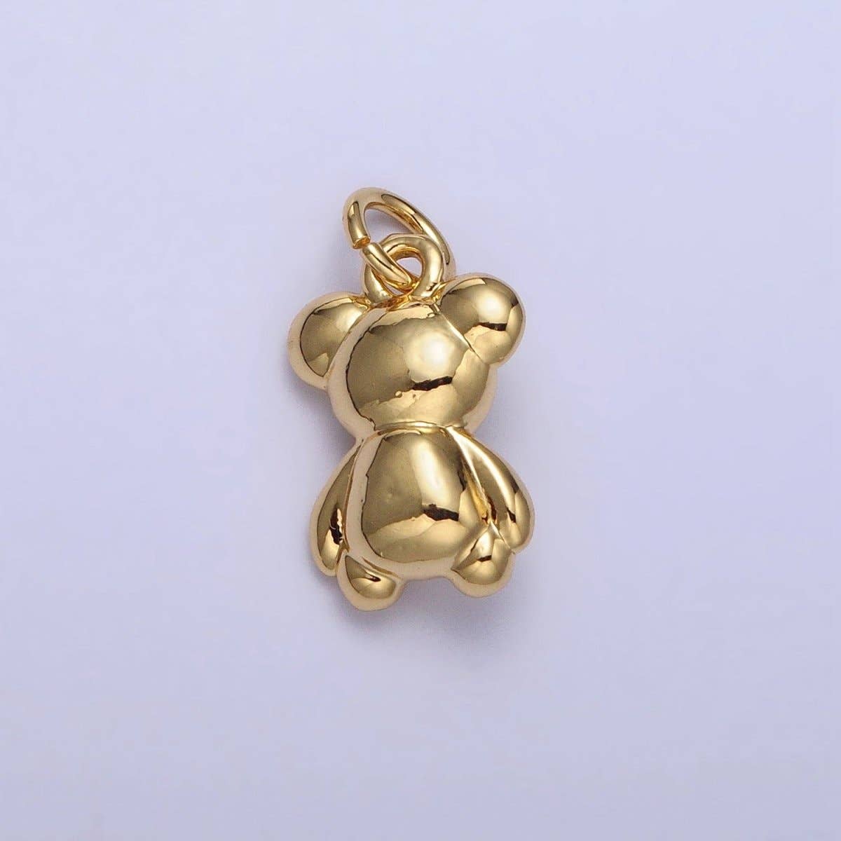 🧸 Gold Teddy Bear Charm