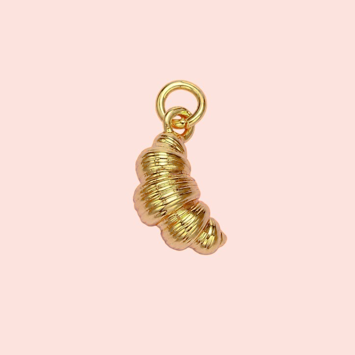 🥐 Mini Croissant Charm
