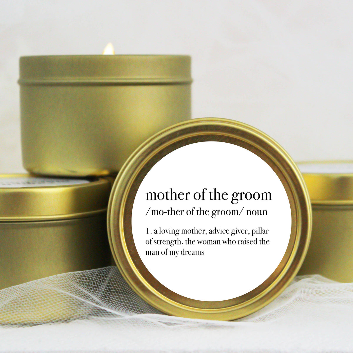 Mother of the Groom Definition Soy Candle