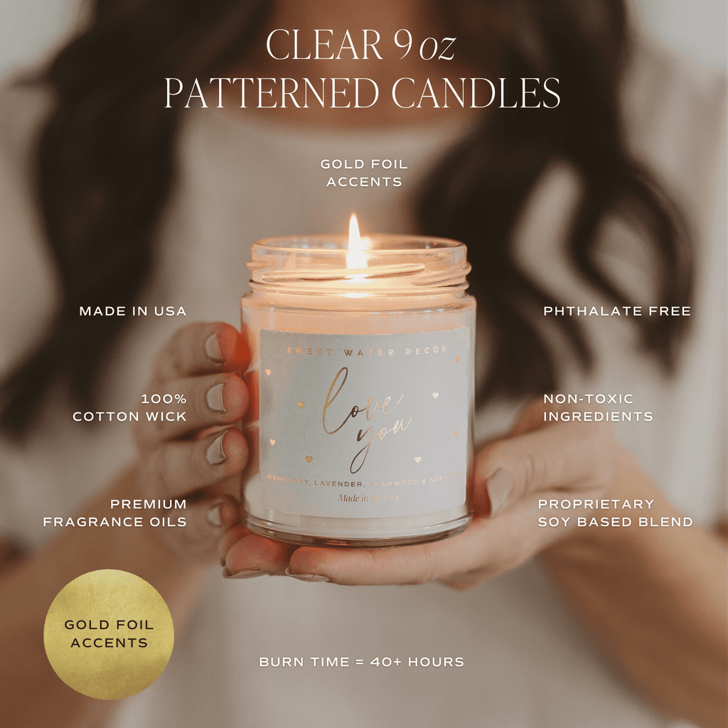 Something Blue Soy Candle – Wedding & Engagement Gift Candle  (or best Heart & Bow style:)