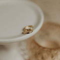 Diana Diamond Hoop Earrings – Gold Sparkle Huggies
