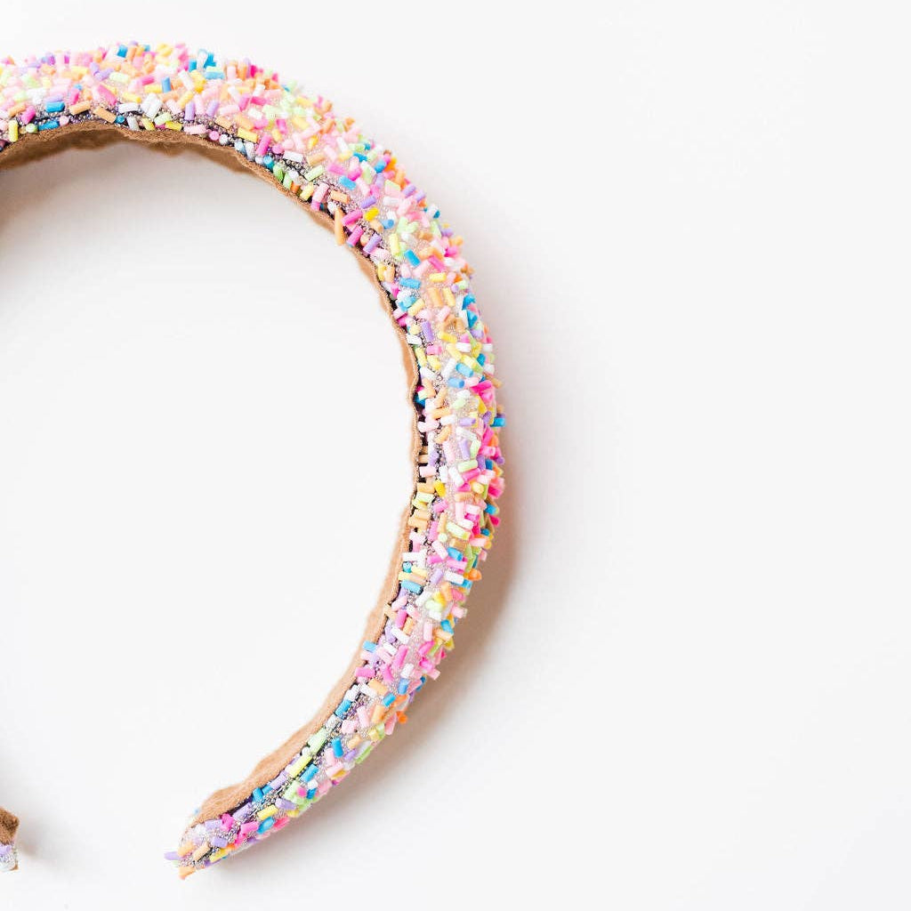 Beaded Headband - Candy Crush