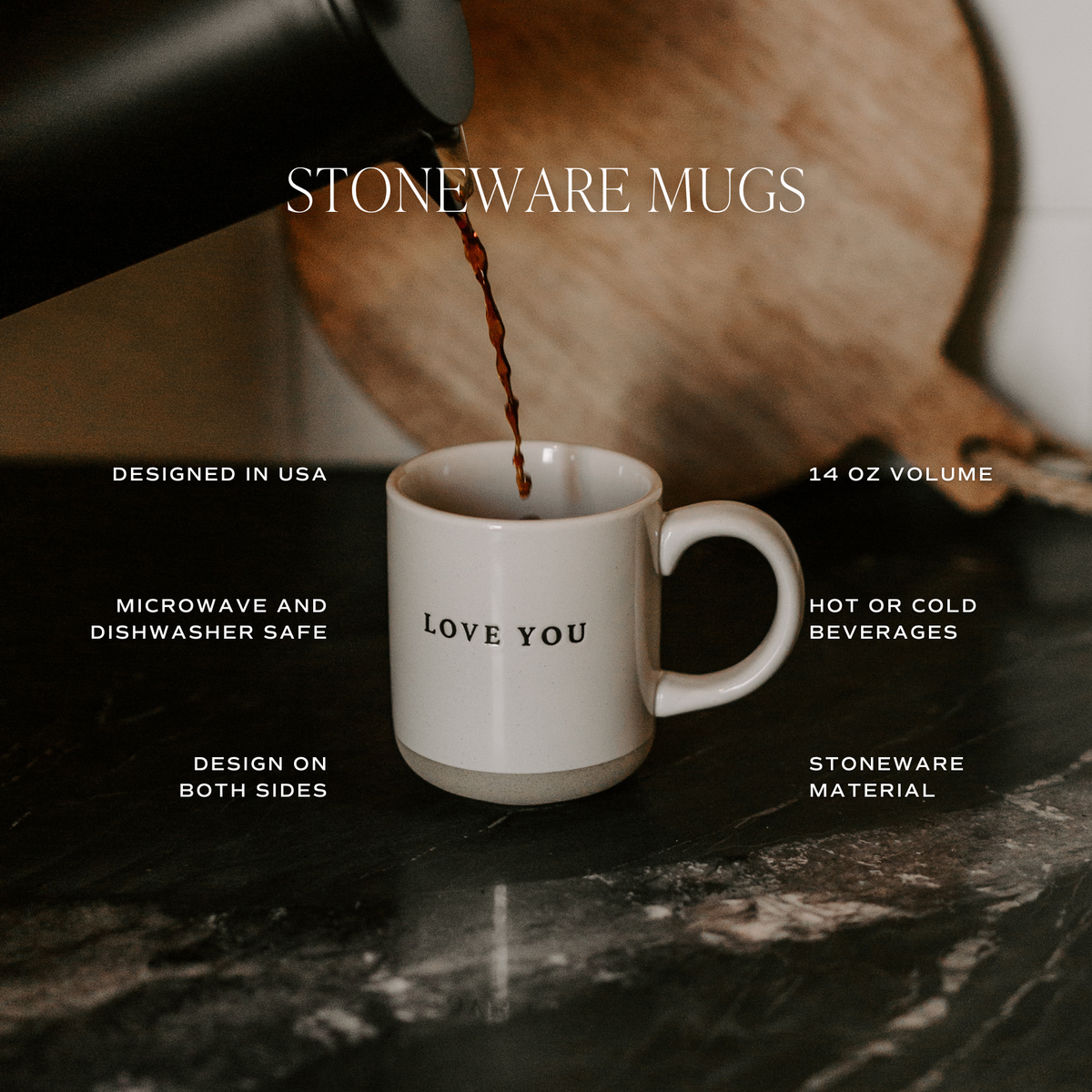 Best Teacher Ever Stoneware Mug – 14 oz