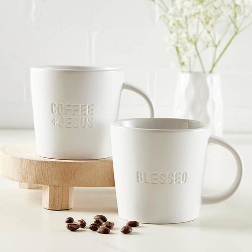 Coffee + Jesus Mug – Christian Coffee Mug – Faith Gift