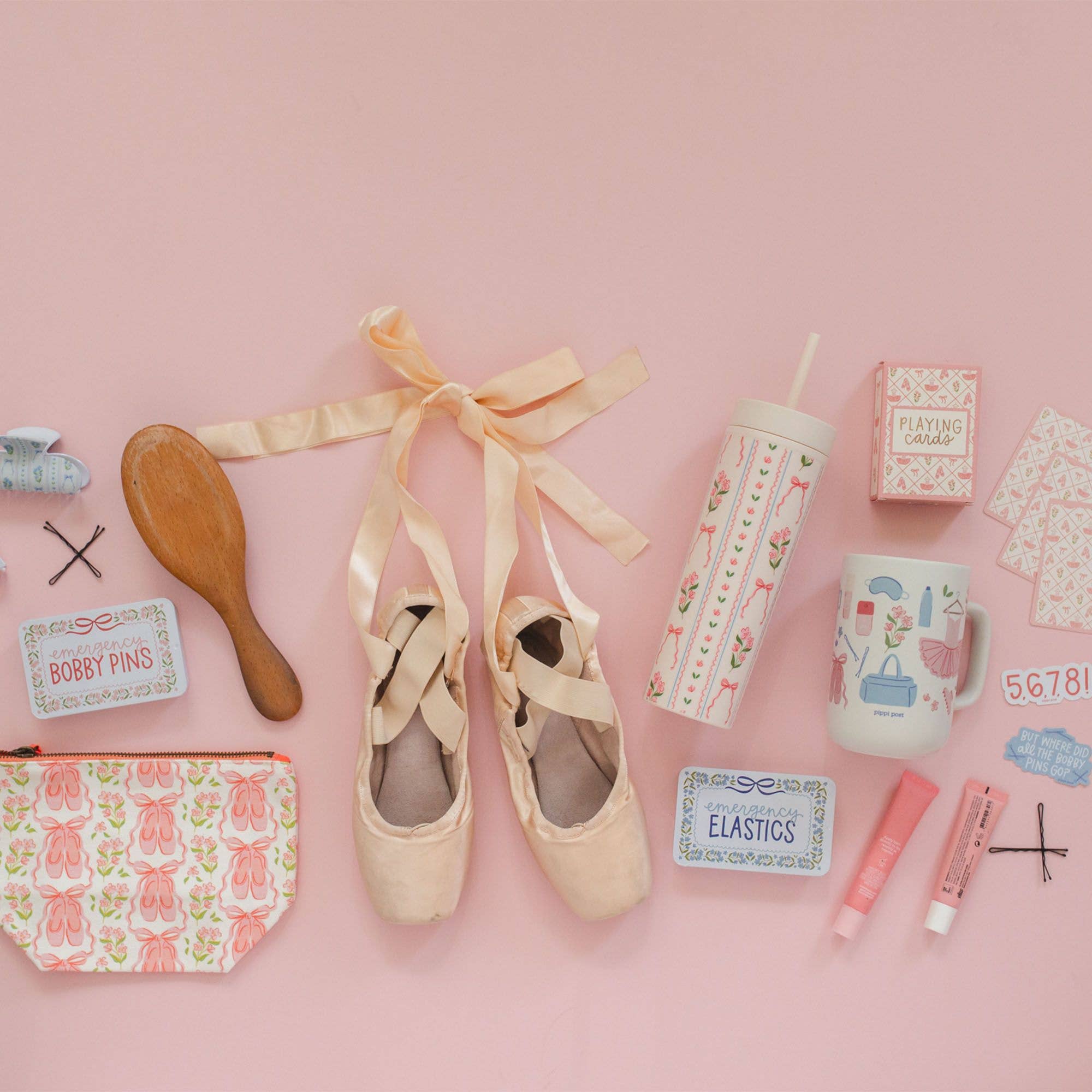 Ballet Florals & Bows - Deck of Playing Cards