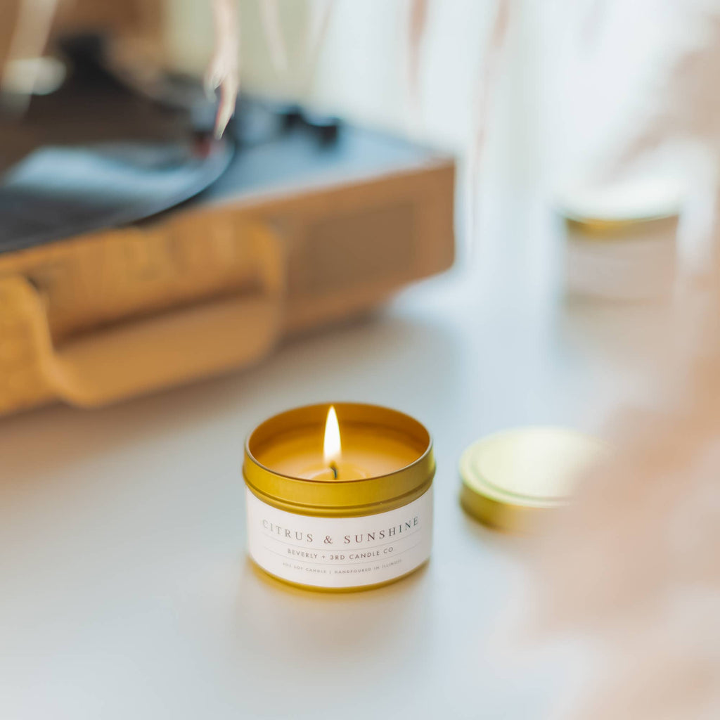 Palo Santo Soy Candle – 4oz Travel Tin