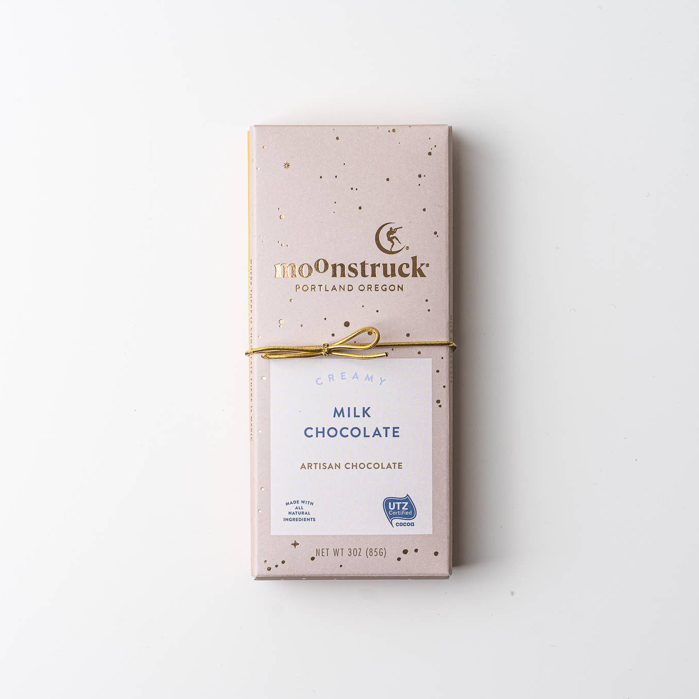 Moonstruck Creamy Milk Chocolate Bar – Artisan Gourmet Chocolate