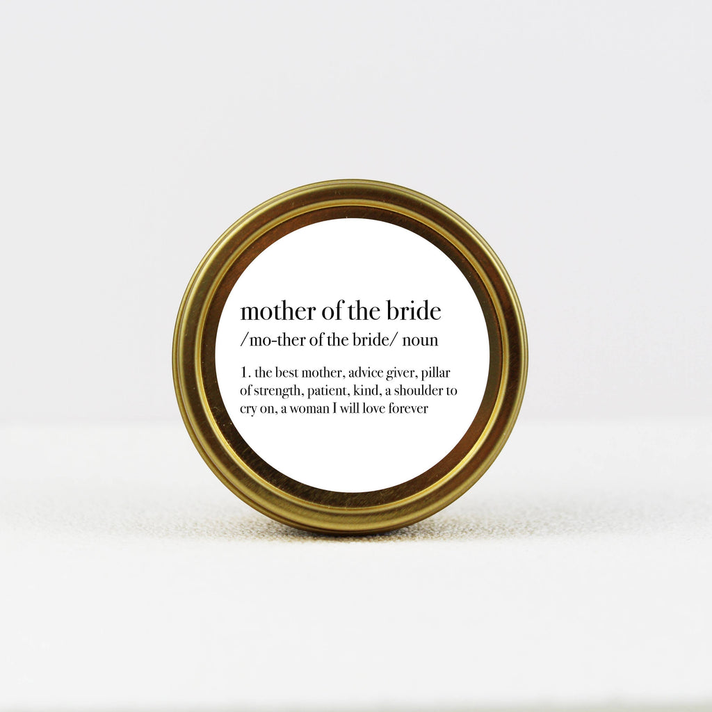 Mother of the Bride Definition Soy Candle