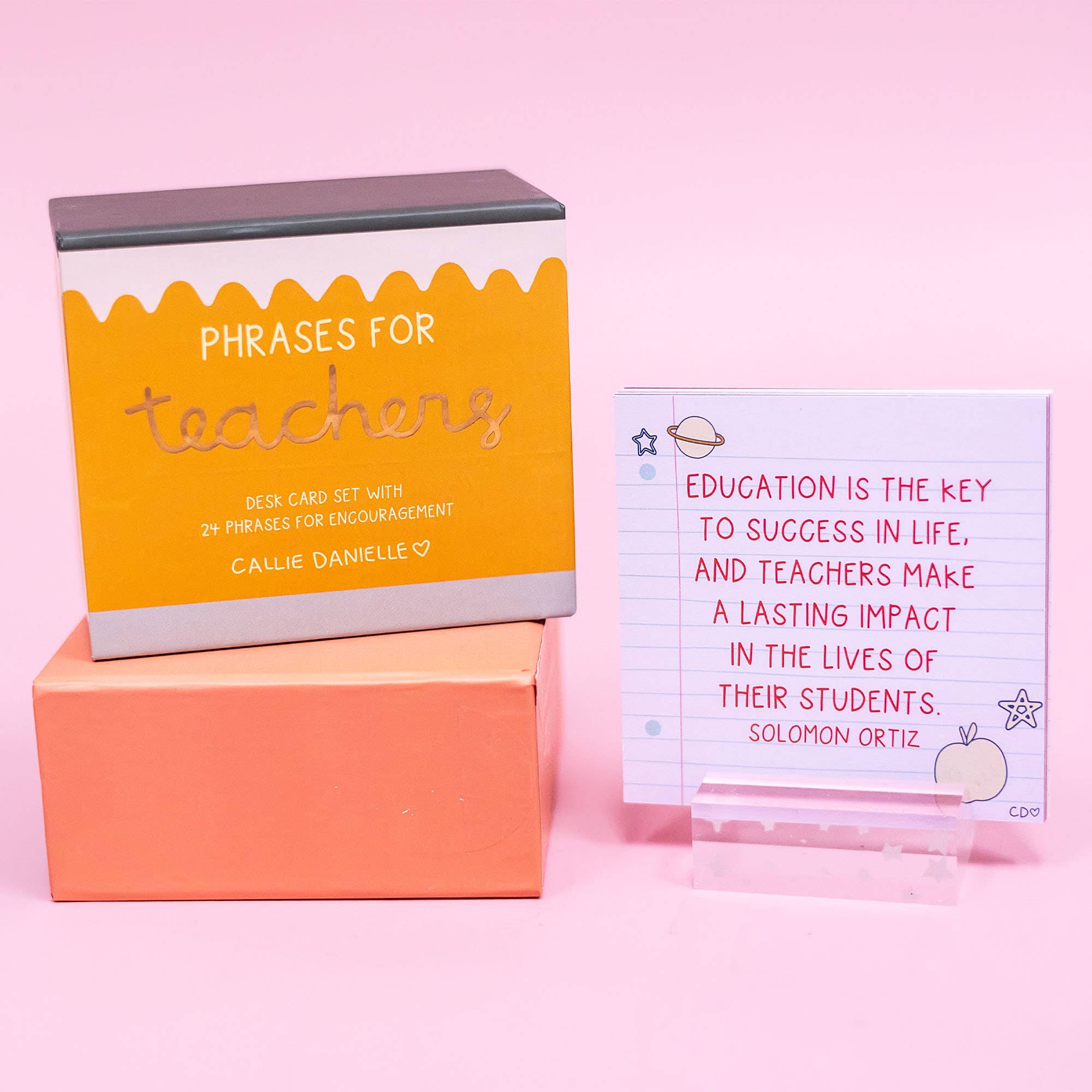 Teacher Encouragement Desk Cards