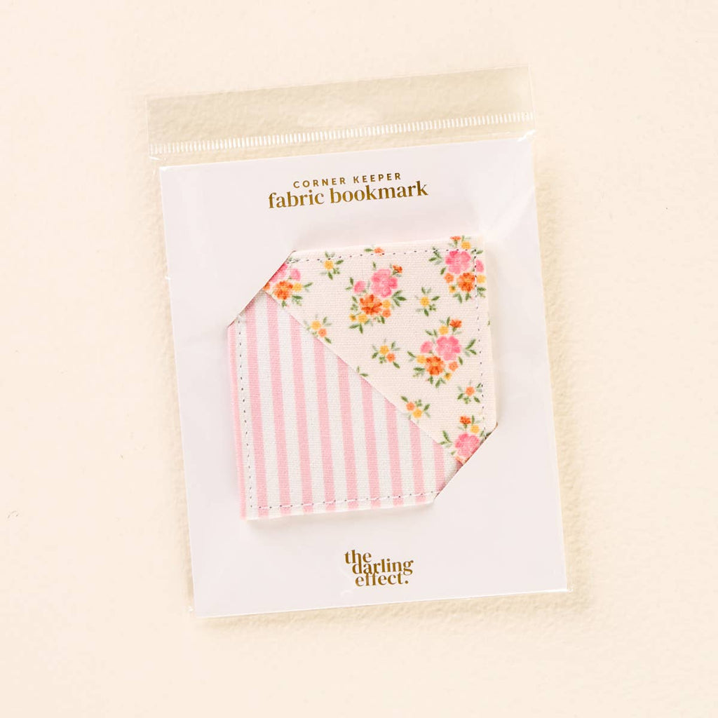 Corner Keeper Fabric Bookmark – Endless Daydream Cream