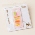 Tumbler Lid Tag - Books Stack