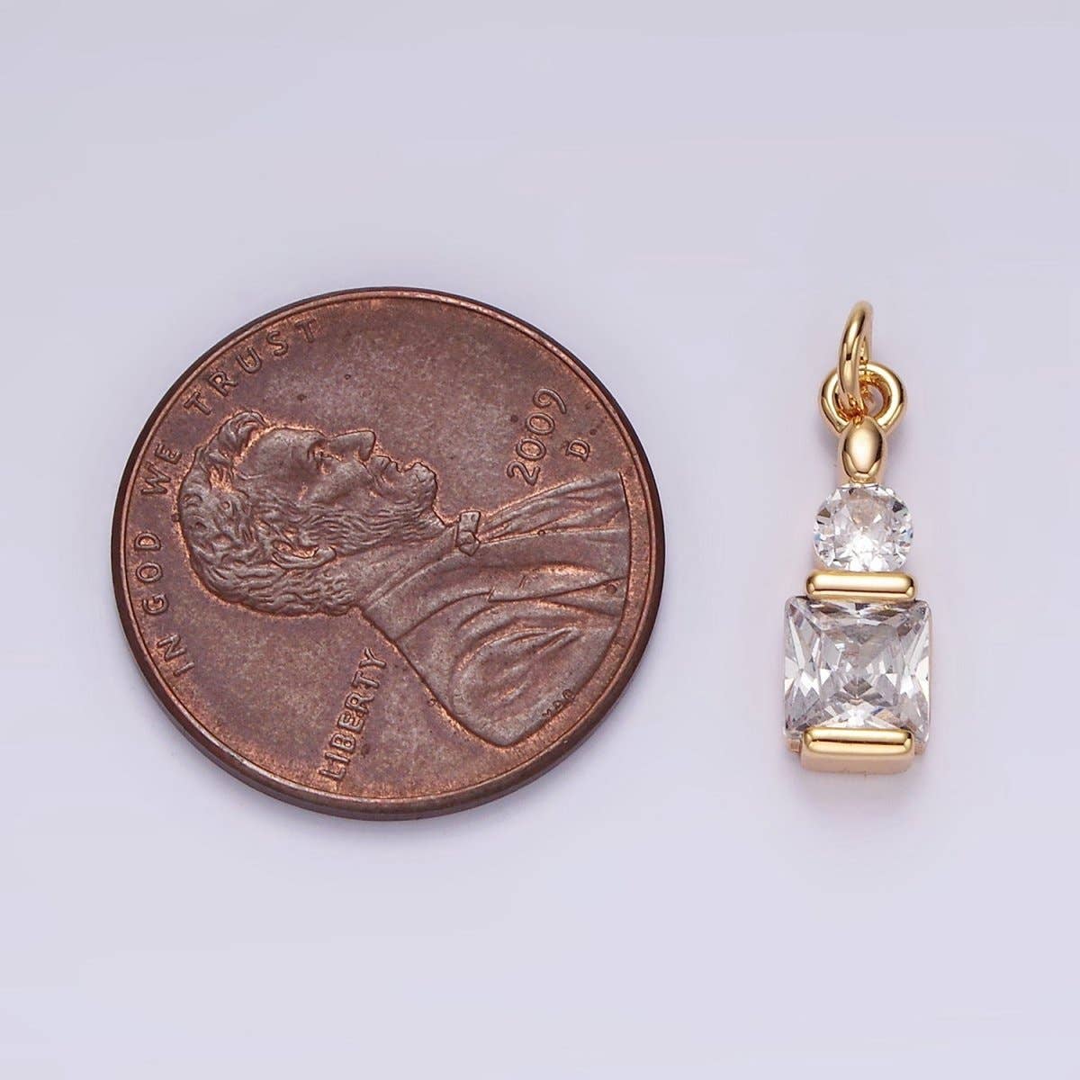 🟡 Geometric Crystal Charm