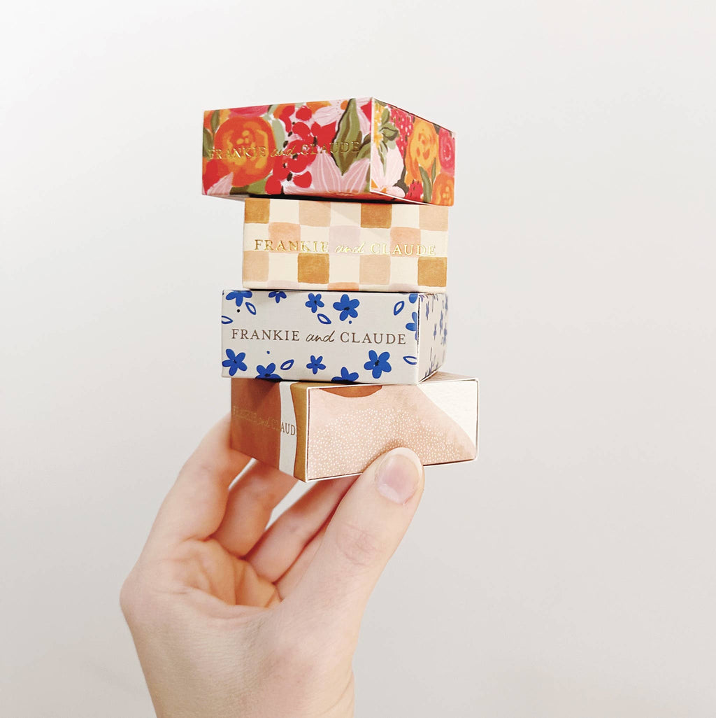 Warm Floral Matchbox – Decorative Safety Matches