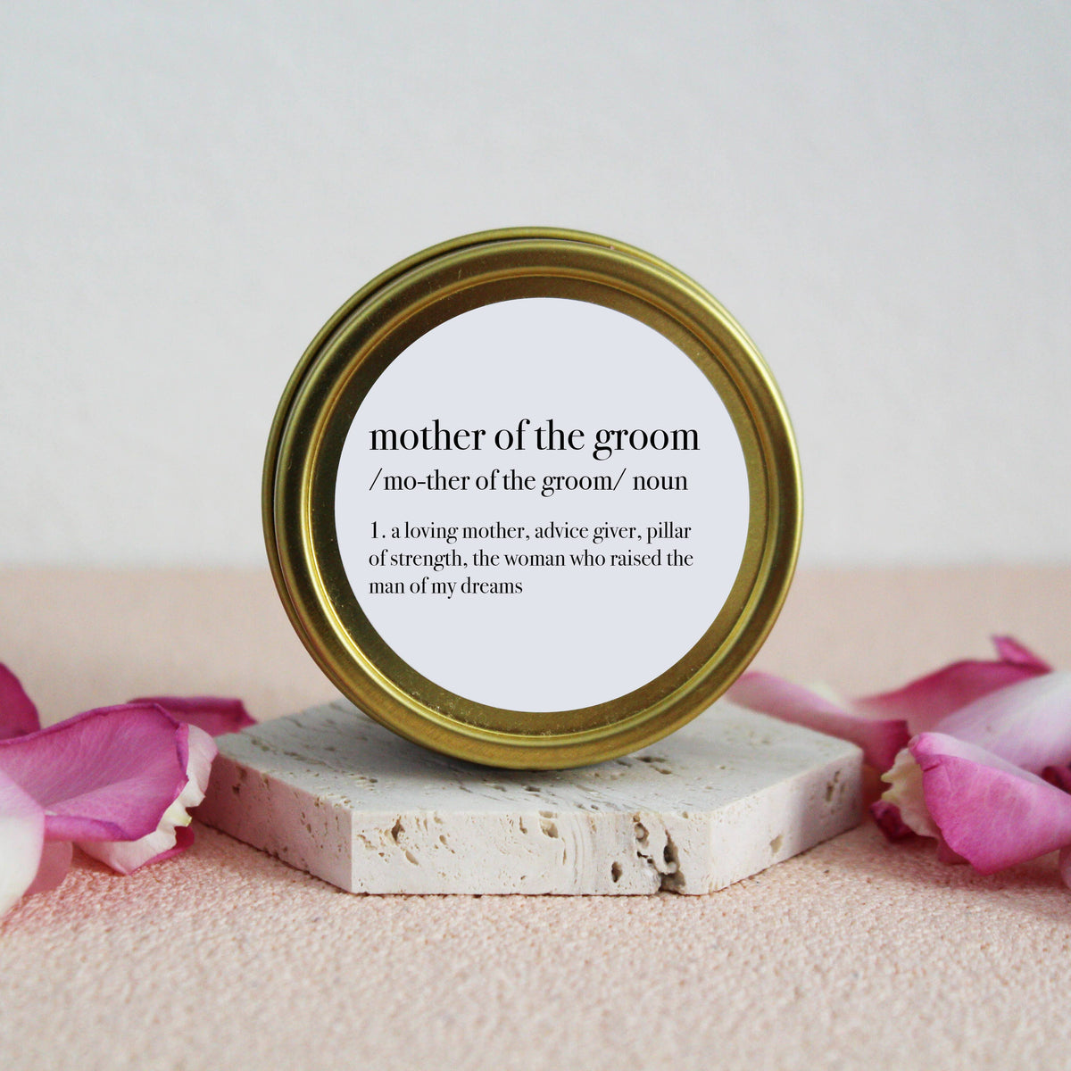 Mother of the Groom Definition Soy Candle