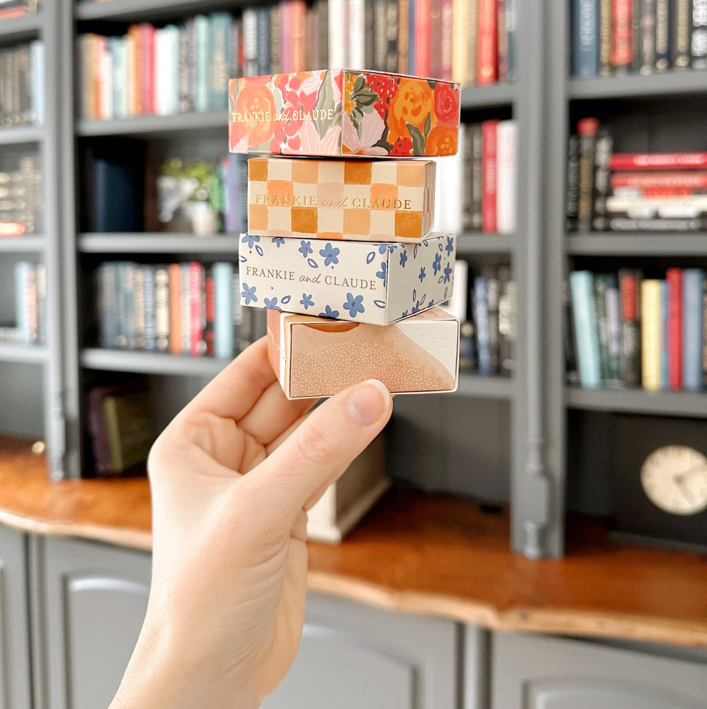 Warm Floral Matchbox – Decorative Safety Matches