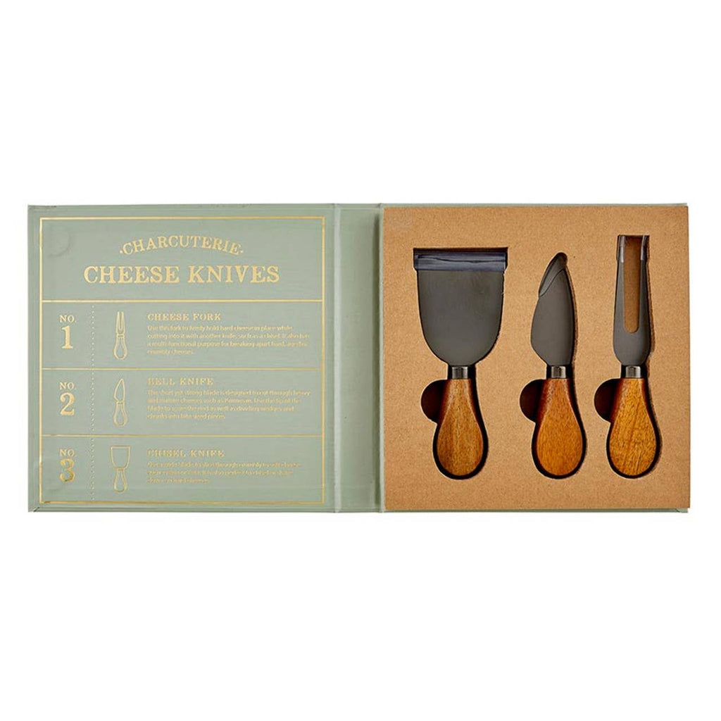Acacia Wood Cheese Knife Set – Charcuterie Gift Set