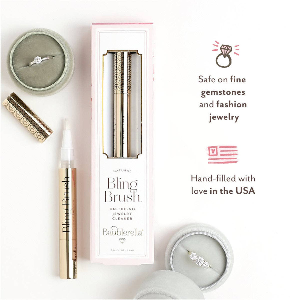 Bling Brush Jewelry Cleaner Pen Travel Jewelry Care Essential