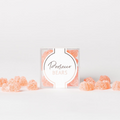 Pack of Prosecco Bears with gummy bears on a light gray background