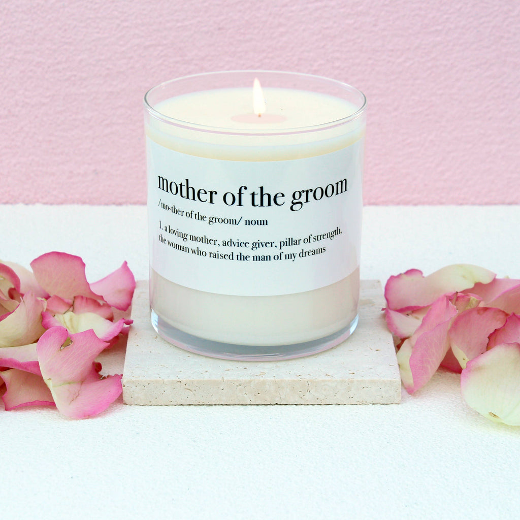 Mother of the Groom Definition Soy Candle