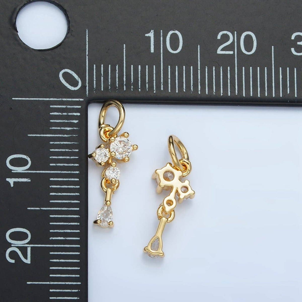 🟡 Teardrop Cluster Charm