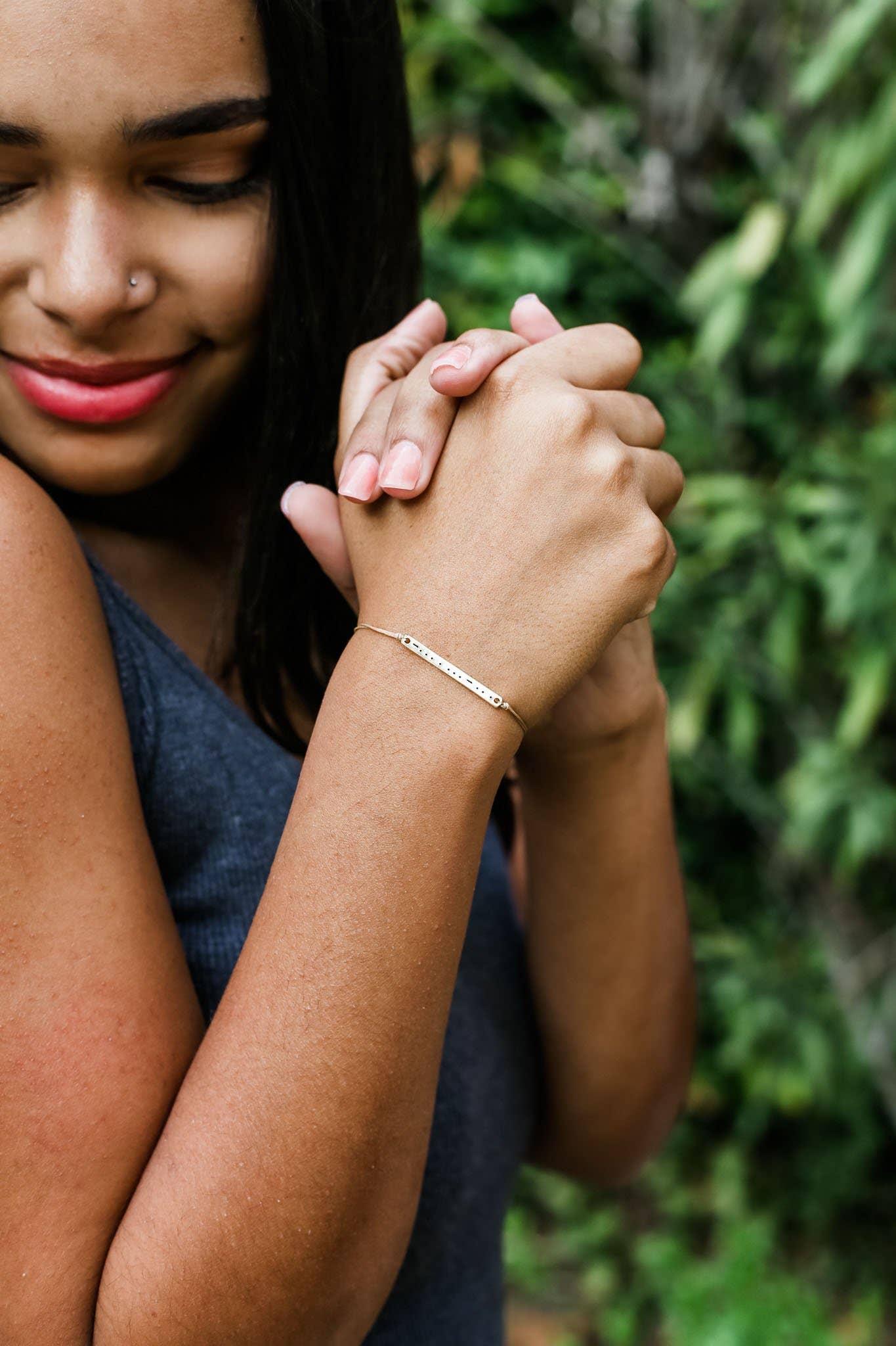 Morse Code Bracelet – BESTIE Friendship Bar Bracelet