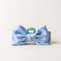 Satin Bow Claw Clip – Blue