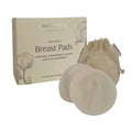 Mummy's Organics organic breast pads with packaging on a white background