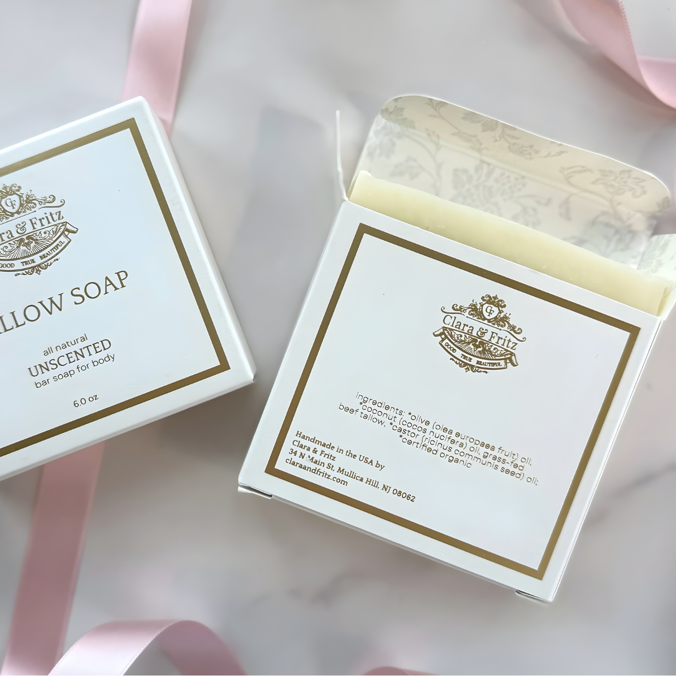 Tallow Body Soap Bar – Natural Unscented Moisturizing Soap