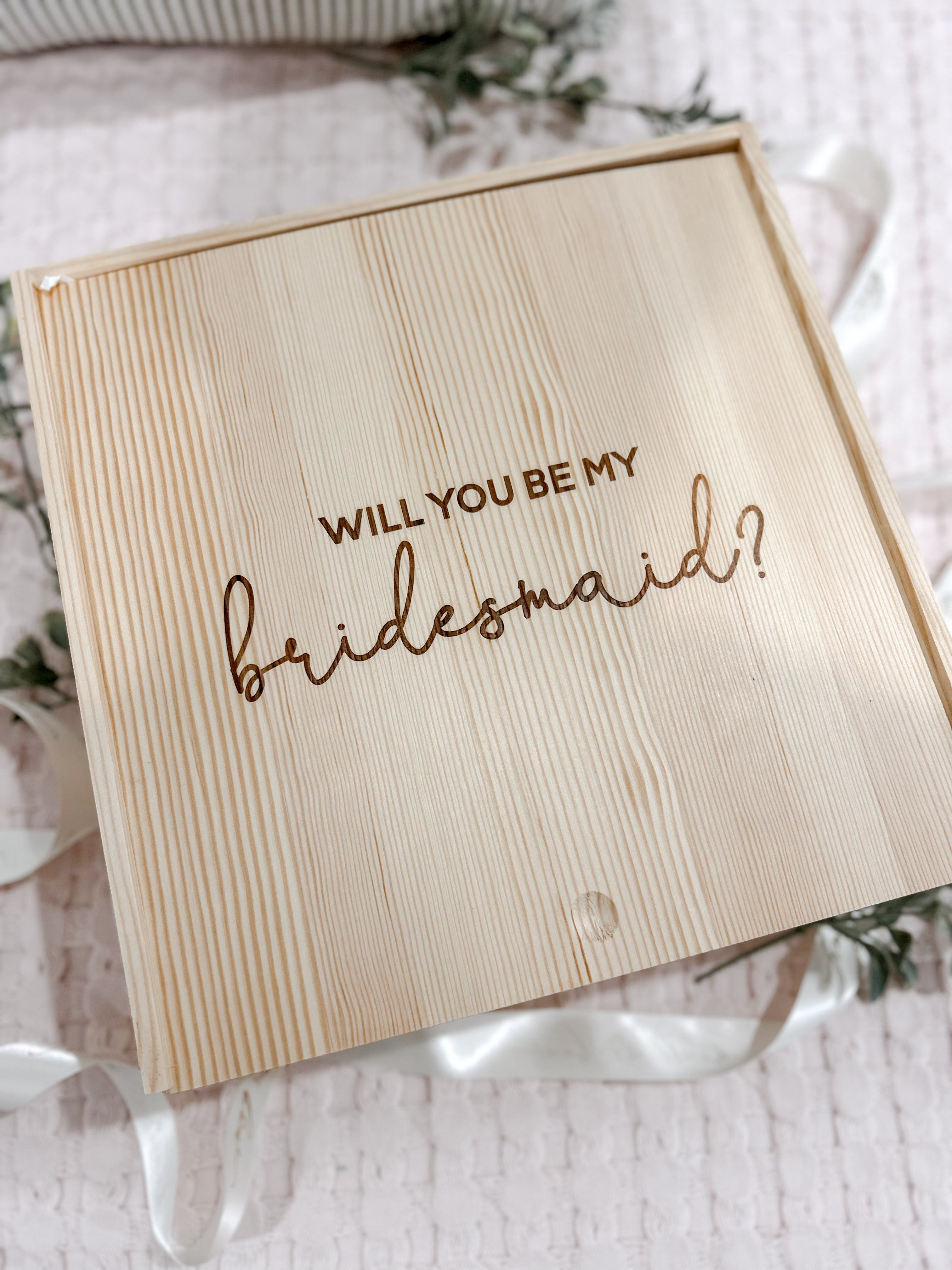 Bridesmaid Proposal Keepsake Gift Box – Will You Be My Bridesmaid Gift