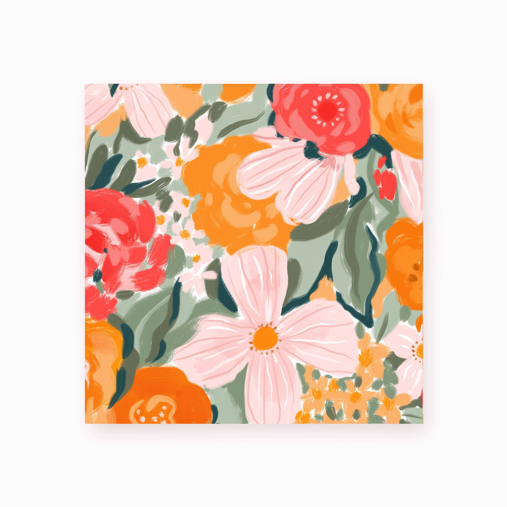 Warm Floral Matchbox – Decorative Safety Matches