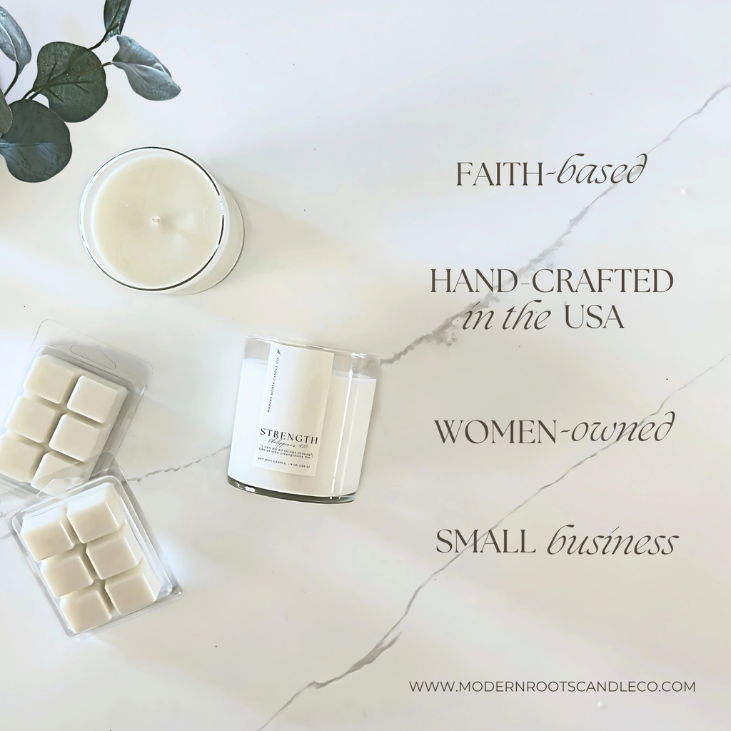 Strength Palo Santo & Mossy Woods – 9 oz. Soy Candle Gift