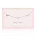 Beautiful Bows Necklace – Silver