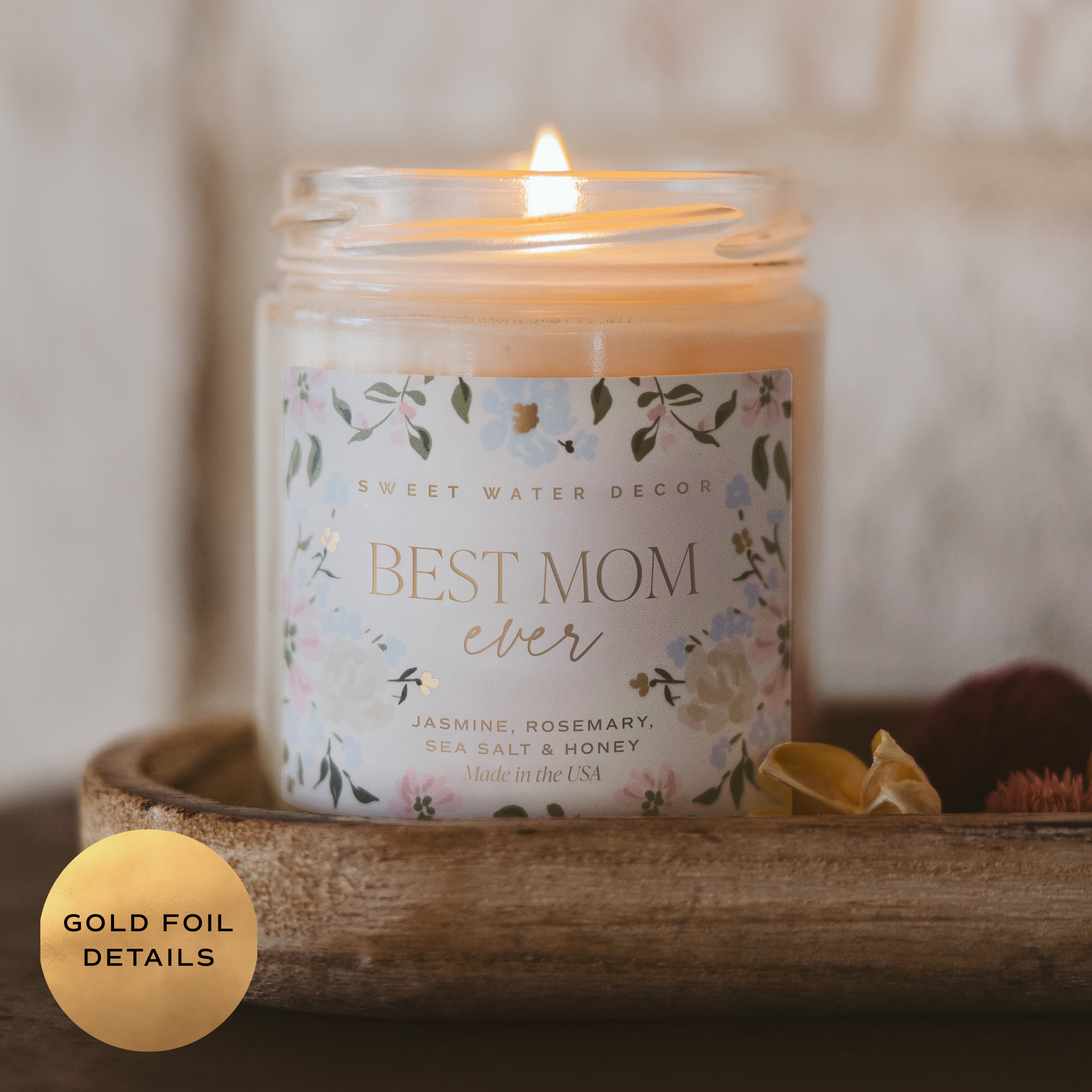 Best Mom Ever 9 oz Soy Candle – Mother's Day Gifts
