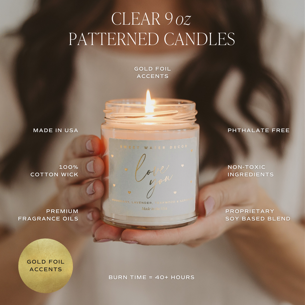 Salt & Sea Soy Candle – Fresh Coastal Home Fragrance