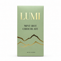 LUMI Mint Hot Chocolate packaging on a white background