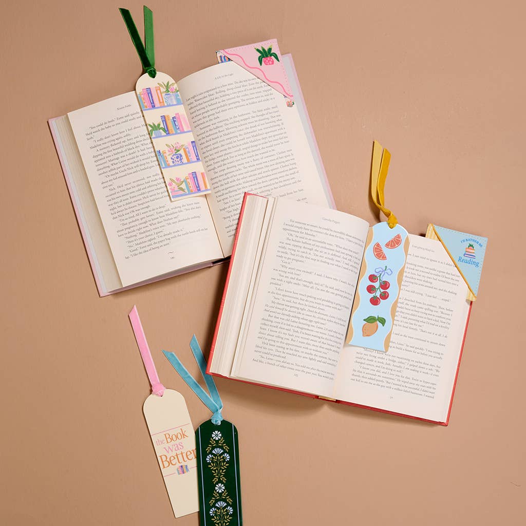 Acrylic Bookmark – Dainty Floral Pink