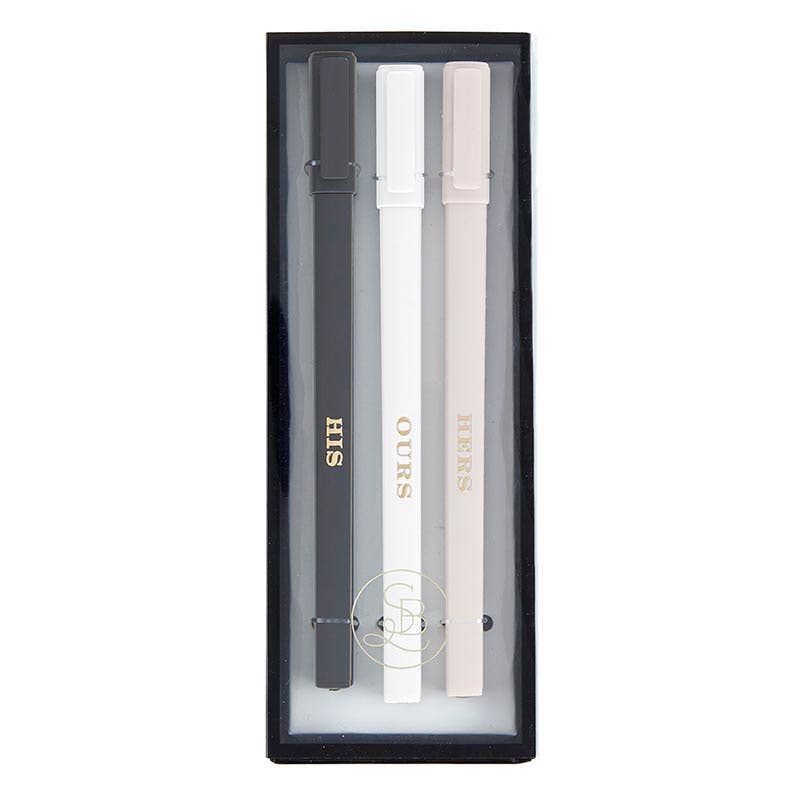 Boxed Pen Set - His/Hers/Ours