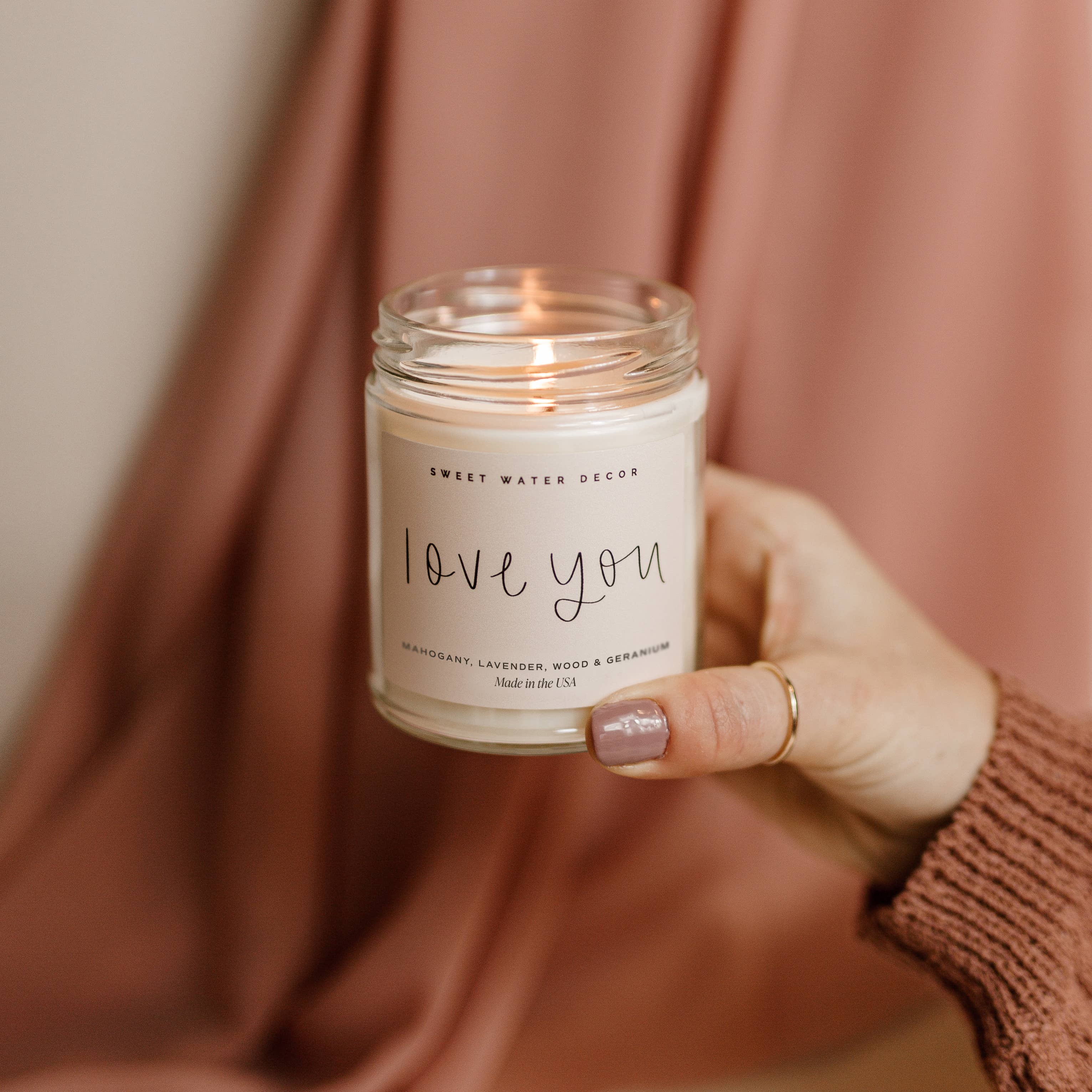 Love You 9 oz Soy Candle – Home Decor & Gifts