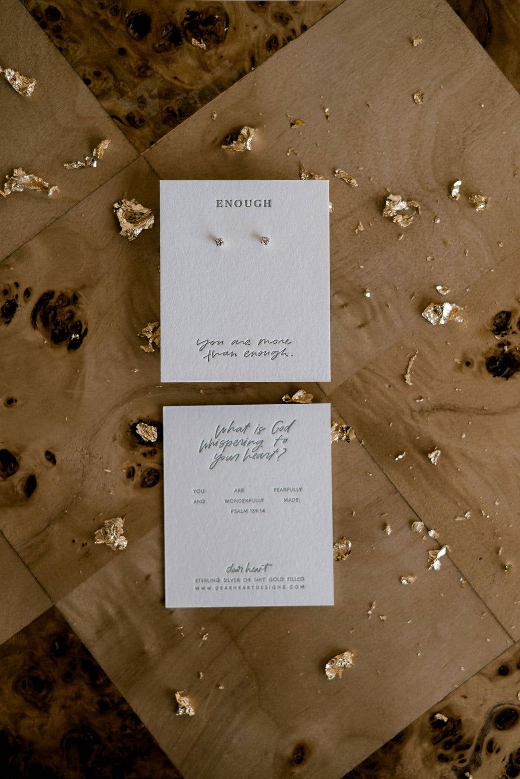 Enough Stud Earrings – Faith & Encouragement Earrings