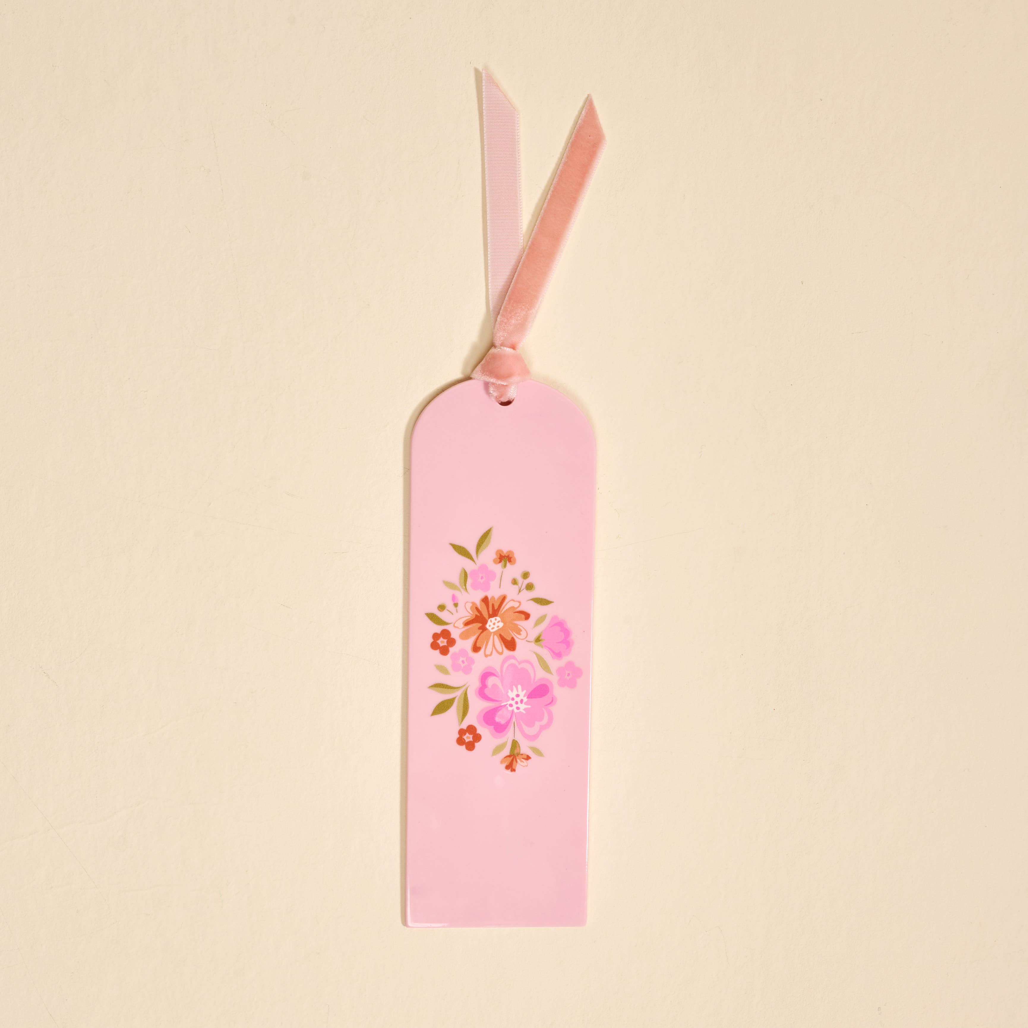 Acrylic Bookmark – Dainty Floral Pink