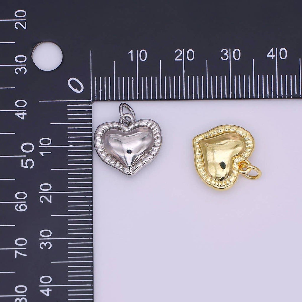 💛 Vintage Heart Charm