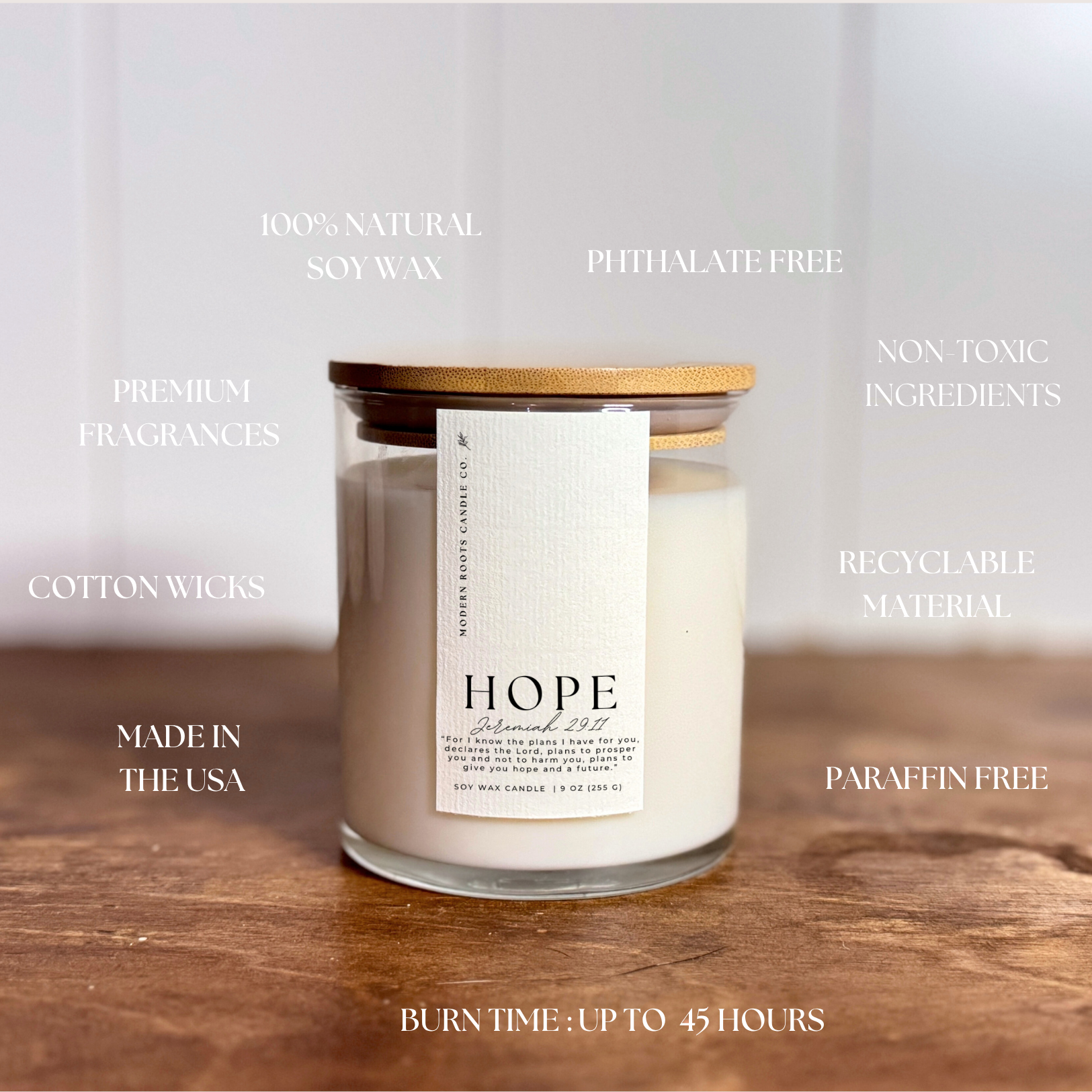 Hope Hibiscus & Agave – 9 oz. Soy Candle Gift