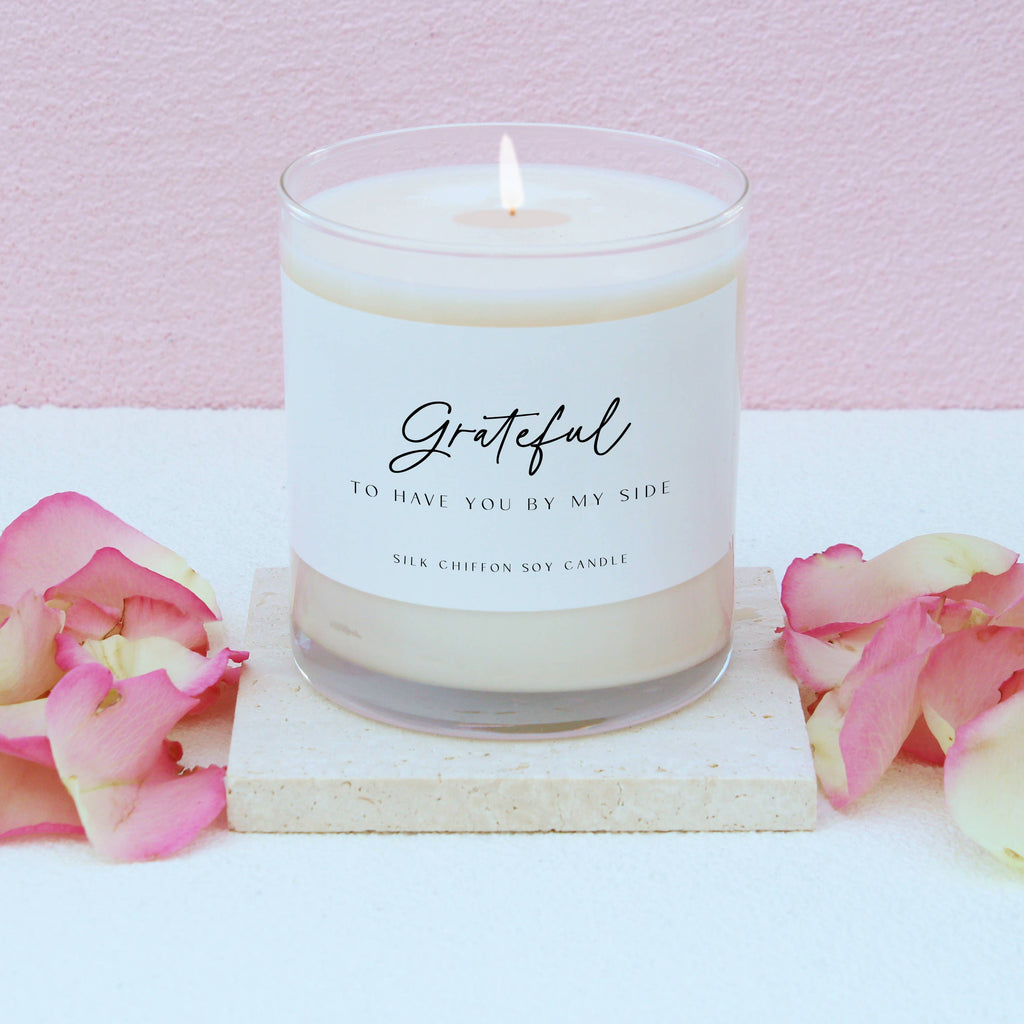 Grateful To Have You By My Side Soy Candle