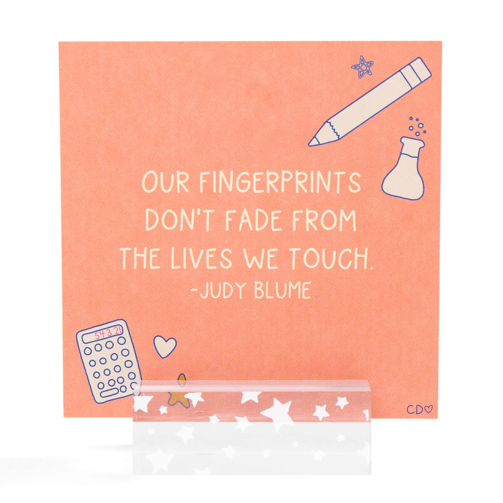 Teacher Encouragement Desk Cards