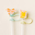 Straw Topper Set–Bookish Girly